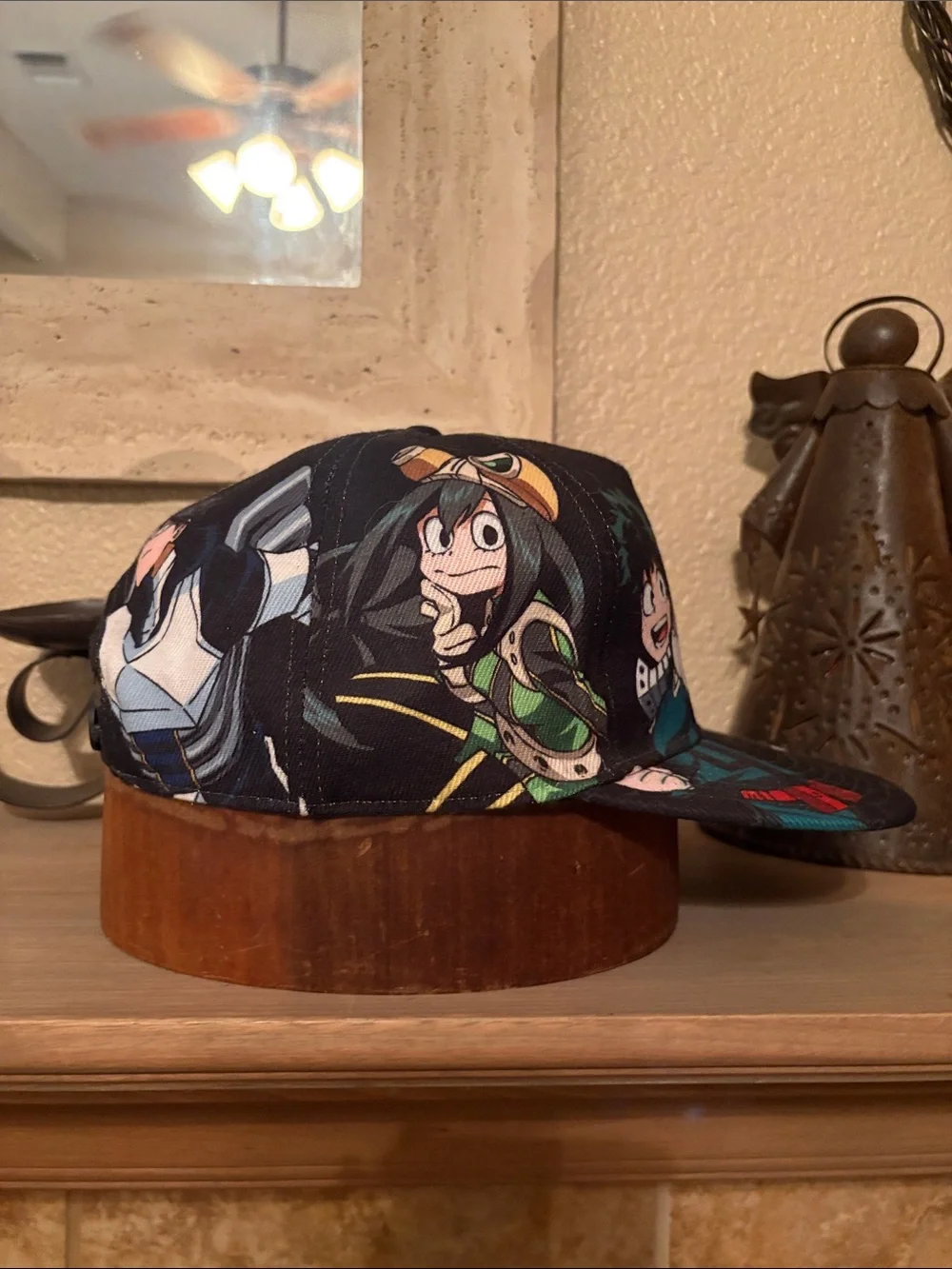 My Hero Academia Black Character Snapback Hat - Deku & Bakugo - Never worn.